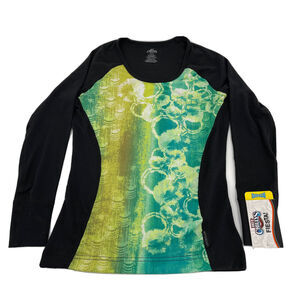 Hot Chillys Base‎ Layer Top Womens XS Multicolor Tie Dye
